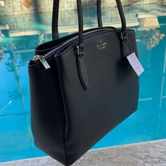 Kate Spade Monet Large Compartment Tote Black NWT - Picture 4 of 16